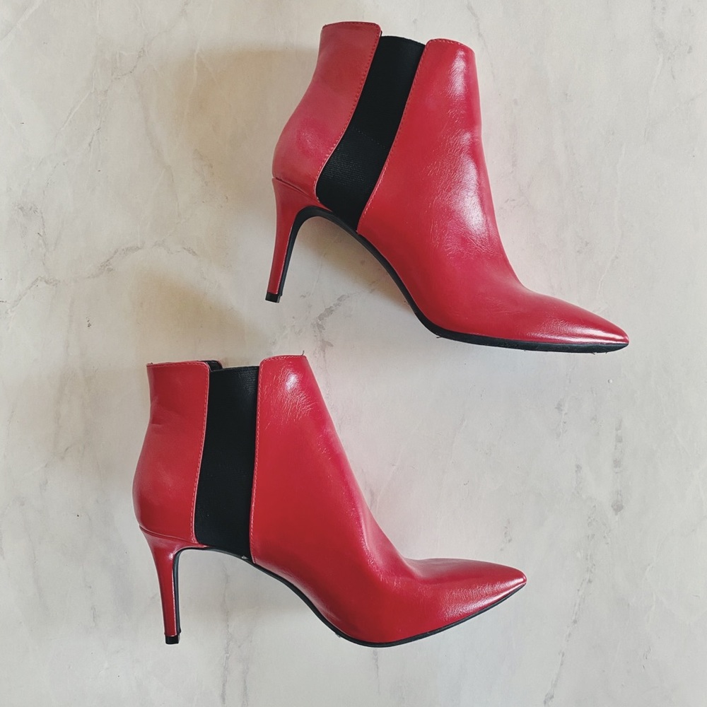 INC Red Booties